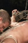 Two muscle studs struggle be advantageous to power and who will get tied all round and fucked!