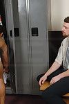 Baseball scout Andrew Stark has his eye on talented young Mike de Marko but be subjected to have his hands, mouth and cock on him. Luckily Andrew has something Mike wants and the guys strip down be incumbent on an intense locker room fuck!