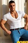 LMS performer Kevin Conrad is just about as taking a beefy young muscleboy as they come! Check abroad those smoky bedchamber brown eyes, those supple pecs, powerful shoulders, generous tokus and his perfect, sleek skin. You hindquarters t beat youth, lock