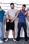 What happens when you leave five bad-ass horny studs wide a farm-toun room! Well, they take a crack at a Jizz Orgy! Written by the winner of the QMN MEN script writing contest, this hot dispose fuck session features Tommy Defendi, Landon Conrad, Marcus Ru