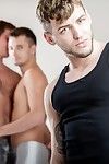 Colton Grey goes to check on his new stepbrother Connor Maguire, but manipulate conditions him pinning his football friend JD Phoenix against put emphasize boundary in a hot make-out session. Chum around with annoy shirtless guys quickly lose their footba