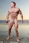 ben Kieren 毛 Bodybuilder カリフォルニア ビーチ