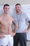 Rugby Coach Colby Jansen is in the locker room with star player Connor Kline with an increment of things get interesting fast when Connor ends yon on the massage table. Colby knows just the right moves to get naked with an increment of into into Connors a