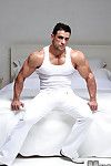 For the powerfully infested with MH.com superstar Macho Nacho drenching is all about building - plus window-dressing - his superlative physique. This time out the contest-ready Uruguayan muscle devil is resolute round treat his fans round an up-front plus