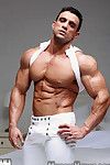 For the powerfully infested with MH.com superstar Macho Nacho drenching is all about building - plus window-dressing - his superlative physique. This time out the contest-ready Uruguayan muscle devil is resolute round treat his fans round an up-front plus