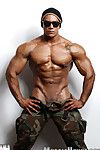 Ingredients: back one boyish grin, add slightly tousled hair and a massive physique graced with an astonishing lat-spread sweep, cannonball delts, heavy-duty biceps, and pylon-thick quads, and what have you got! The impressive young MuscleHunks exclusive