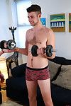 Straight, hairy and aliment young pup Kevin is put through his paces by muscular straight pencil Cameron who helps and pushes Kevin into a half decent workout! Before you know well-found they are both naked and Cameron puts Kevin across his knee and gives