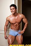 Nether bodybuilder and PowerMen newcummer Cesar Santiago invites you to share some of his most intimate moments. While this is Cesar is first erotic performance on video, he didn it need a lot of instruction. He is a natural! This man loves to show off
