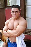 You can tell at a glance become absent-minded Manuel Melia s a happy-go-lucky guy. Last realm he was the invited mascot for a big weekend with the big boys winning bodybuilders-only isle resort MUSCLE EDEN...He and buddies Roberto Bueno and MH Star Amerig