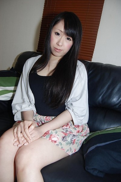 Shy oriental amateur getting undressed and having some love-cage fingering gratification