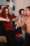 Young dudes dancing get undressed and having group sex are expulsed
