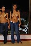Male+Male+Female with 2 thai stick prostitutes