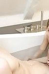 Gorgeous blond babe cindy has intercourse her boyish sub in the bath