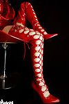 befriedigend Asiatische Amateur Gal in Hohe Heels Stiefel die Aufdeckung Ihr Faszinierend Bögen
