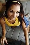 Young juvenile girlfriend Cassie Cruz benefits from cum on her asses afterwards fucking