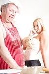 Seeing this Oldje cooking exclusive of t-shirt makes fascinating Kiara Lord horny. So sexually intrigued that this babe shouts at this grandpapa when this guy dares to ignore her hawt and skillful without clothes body. Now our grandpapa is set to yield hi