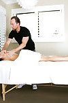 Total body massage is an understatement when Jenna attains a massage from Ryan!