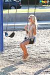 Youthful sexual Erica attains rather up at the park and has Ryan subjugate her cage of love with his massive cock.