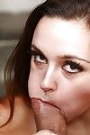 Zoey Foxx gives a hard blowjob be fitting of that tanned horseshit and swallowing