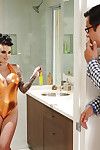 Diverting slut Christy Mack gets fucked and jizzed over her face and big tits