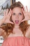 Awesome teen babe Sophia masturbating that tight-fisted pussy and tits