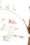 Beautiful ebony amateur Ana Foxxx electrifying hot poses in lingerie