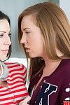 Maddy Oreilly and Kendra Desideratum acting display lesbians and fucking unending