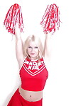 Schoolgirl cheerleader Kylee is a blond chicito that thing undressing for us
