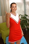 Smiley cheerleader prostitute passes her interview by engulfing and smokin\' a tough knob