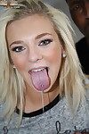 Nice-looking blond adolescent Tiffany Watson bonks a BBC although her slave of a bf watches on