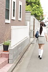 Japanese schoolgirl takes off her uniform and has fucking with her stepfather