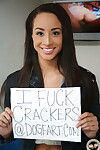 Brown Teanna Trump obtains wet crack crammed with ball batter in interracial gloryhole deed