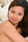 Exquisite Chinese infant Jasmin removes clothes and location in her nylon nylons and heels