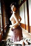 Teenage asian babe Reina Mizuki brief her undersized tits and gradual pussy