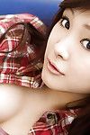 Asian teen newborn Suzuka Ishikawa uncovering her petite tits and sexy ass