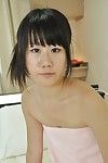 Asian teen Yuka Kojima showcasing her fuckable curves after bathe a exhaust