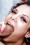 Pornstar Bonnie Rotten is swallowing this giant wide prick!