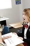 Deepthroat fuck of a teen schoolgirl Jenna Ashley and her school have to do with