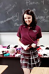 Merry schoolgirl Dillion Harper erotic dance in the classroom