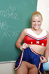 Enormous waste and tit golden-haired schoolgirl young Barbie looks so hawt nude