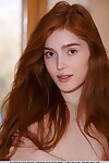 Redhead juvenile Jia Lissa shows her landing remove clothes gentile in kink costume