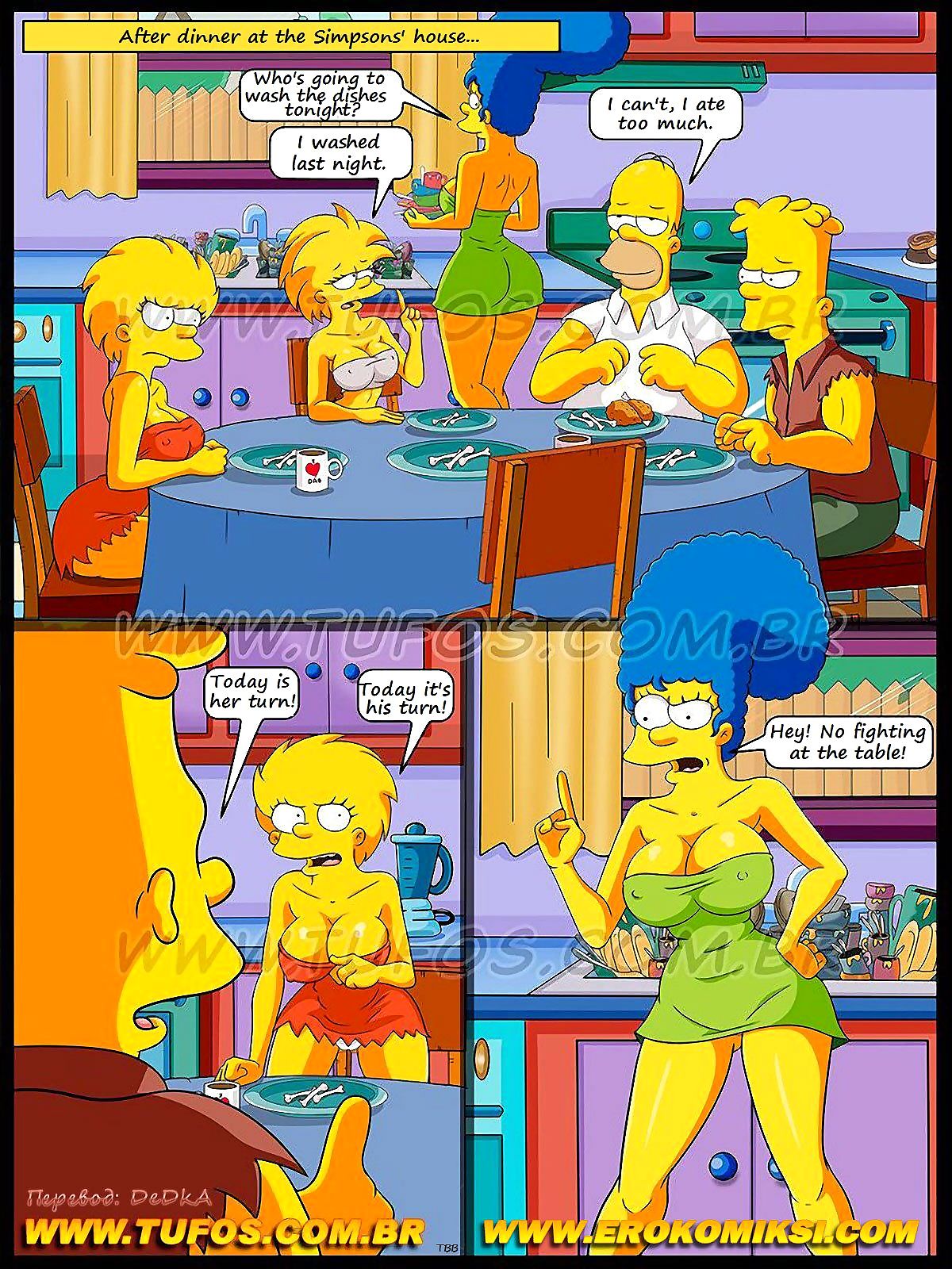 Крок В Симпсоны шашки Игра в Х Секс комиксы