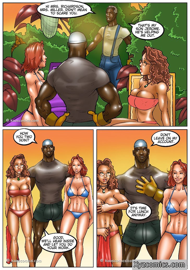 The Wife And The Black Gardeners at X Sex Comics image