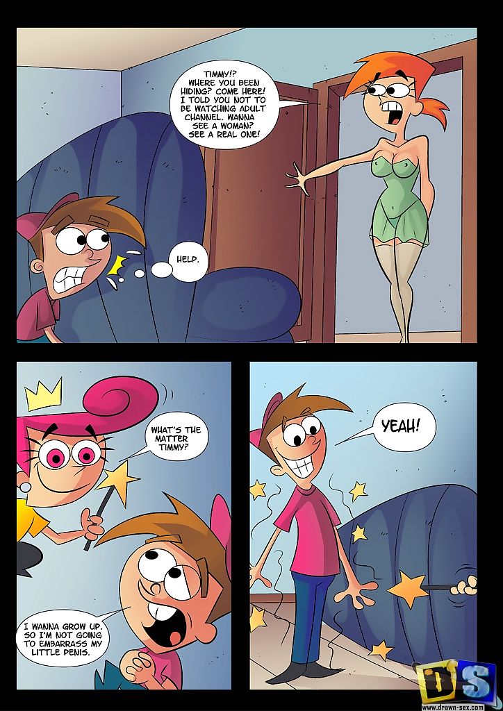 An obstacle Impartially Oddparents- Drawn-Sex