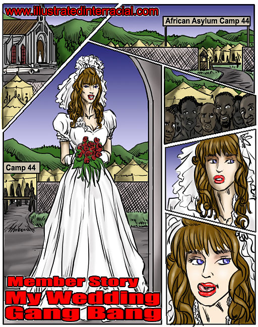 My Bridal GangBang- illustrated interracial