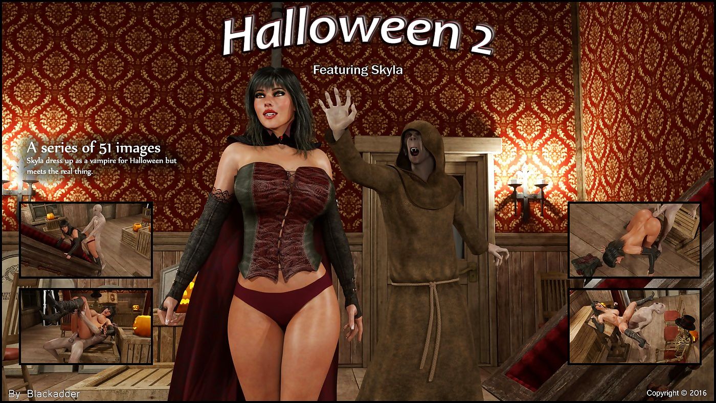Blackadder- Halloween 2,3D sexual relations