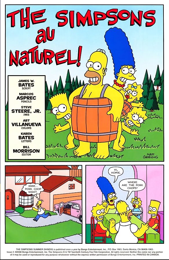 Burnish apply Simpsons au Naturel!
