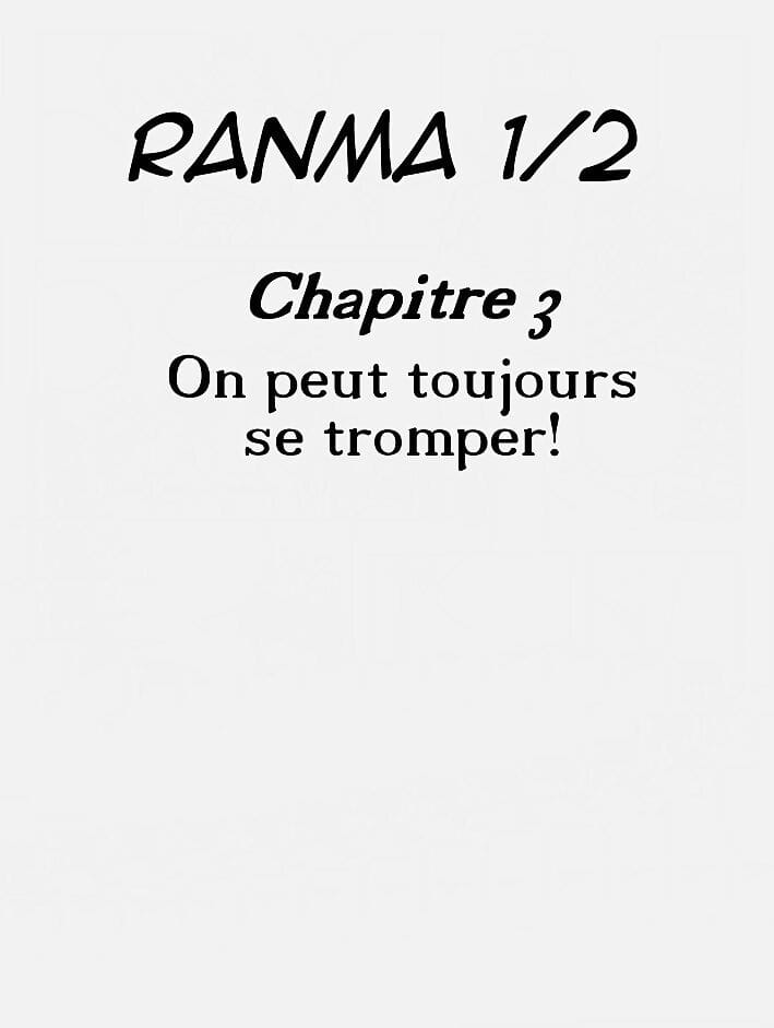 Propositions Be passed on Pay-off Alternate Ranma 1/2 French - loyalty 2