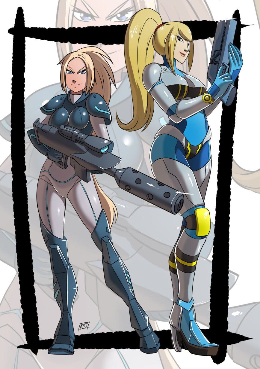 Samus together with Tails
