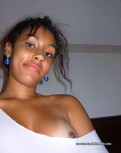 Teasing on livecam by flashing her excellent round melons